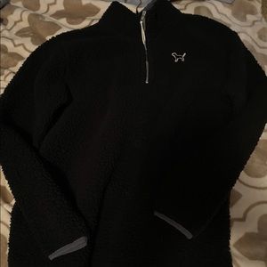 Black Half Zip Up Sweater